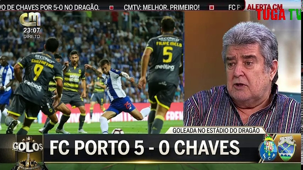 GOLOS CMTV - FC Porto 5 x 0 Cháves - 11 Agosto 2018