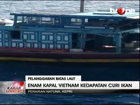 Enam Kapal Vietnam Kedapatan Curi Ikan