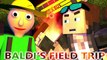 BALDI'S BASICS FIELD TRIP IN MINECRAFT! (Official) Baldi Minecraft Animation Horror Game Camping