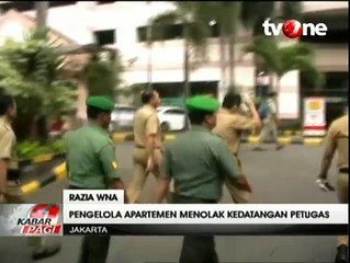 Dihalangi Pengelola Apartemen, Razia WNA Diwarnai Kericuhan