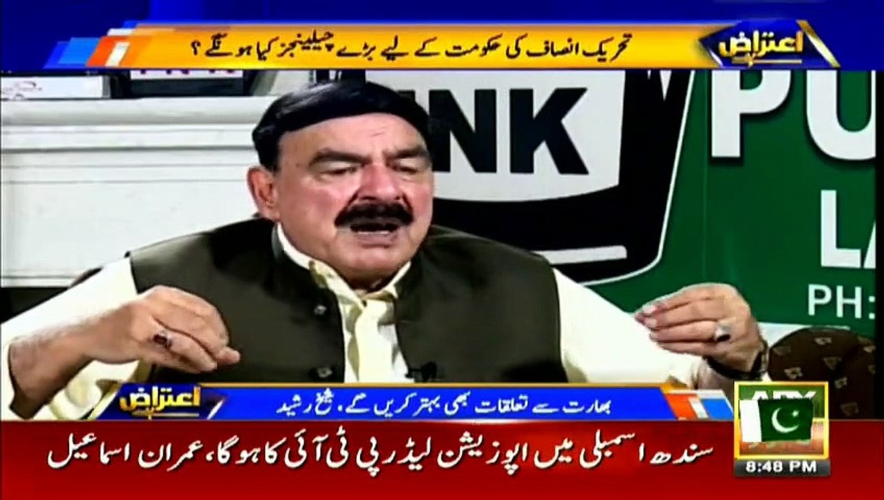 Shiekh Rasheed Superb Reply to Anchor