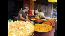 Delhi Street Food | Indian Street Food halwa paratha