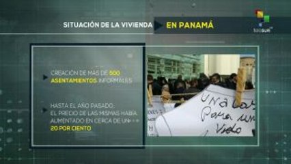 Exigen panameños al gobierno una vivienda digna
