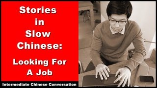 Looking For A Job - Intermediate Chinese Listening Practice | Chinese Conversation | Level: HSK 3