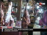 Tak Ada Pasokan, Pedagang Jual Stok Lama Daging Sapi