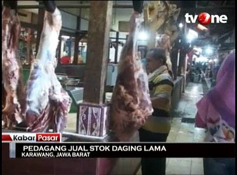 Tak Ada Pasokan, Pedagang Jual Stok Lama Daging Sapi