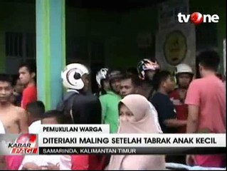 Скачать видео: Dikira Pencuri, Seorang Pria Babak Belur Dihajar Warga