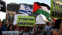 تظاهرات هزاران نفر در تل‌آویو علیه قانون «دولت-ملت یهود»