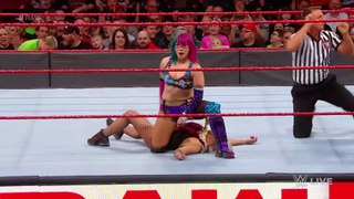 Asuka vs Jamie Frost Girls Amazing Wrestling Match WWE Raw 2018