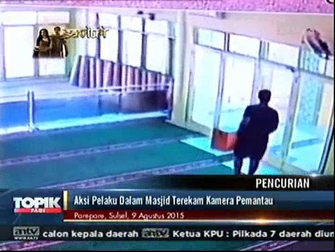 Terekam CCTV, Pencuri Kotak Amal Masjid Diringkus Polisi