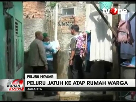 Dua Peluru Nyasar ke Rumah Warga di Kebayoran Lama
