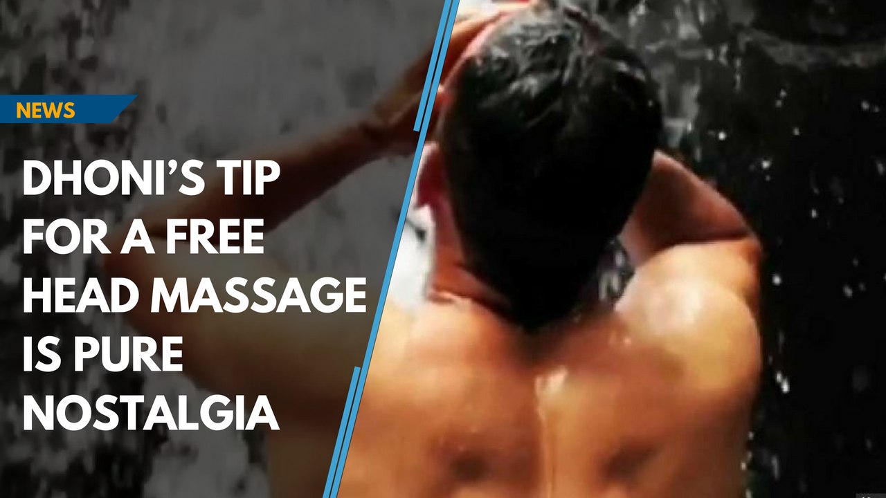 Dhoni’s tip for a free head massage is pure nostalgia