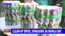Clean-up drive, isinagawa sa Manila Bay