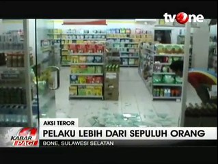 Sebuah Minimarket dan Toko Pakaian di Bone Diteror Bom Molotov