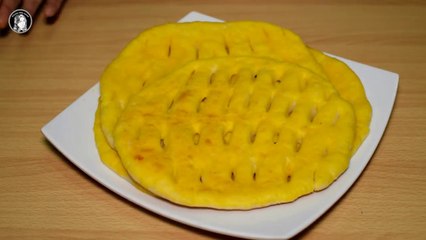Eggless Sheermal on Tawa - Sweet Bread Sheermal Recipe - Kitchen With Amna