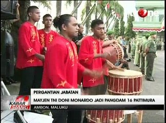 Mayjen TNI Doni Monardo Resmi Jabat Sebagai Panglima Kodam XVI Pattimura Ambon