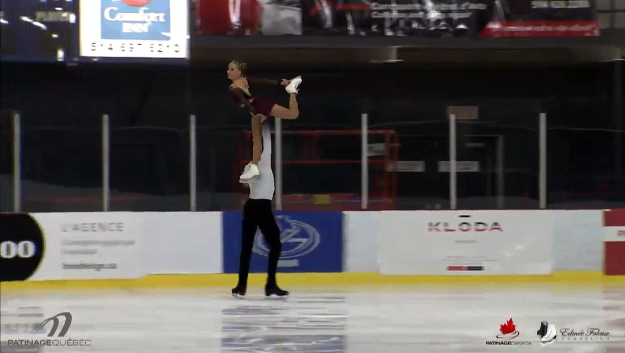 Justine Brasseur / Mark Bardei 2018 Championnats québecois d'été - FS