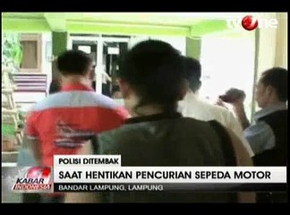 Download Video: Pergoki Pencurian Motor, Anggota Polisi Ditembak Pencuri