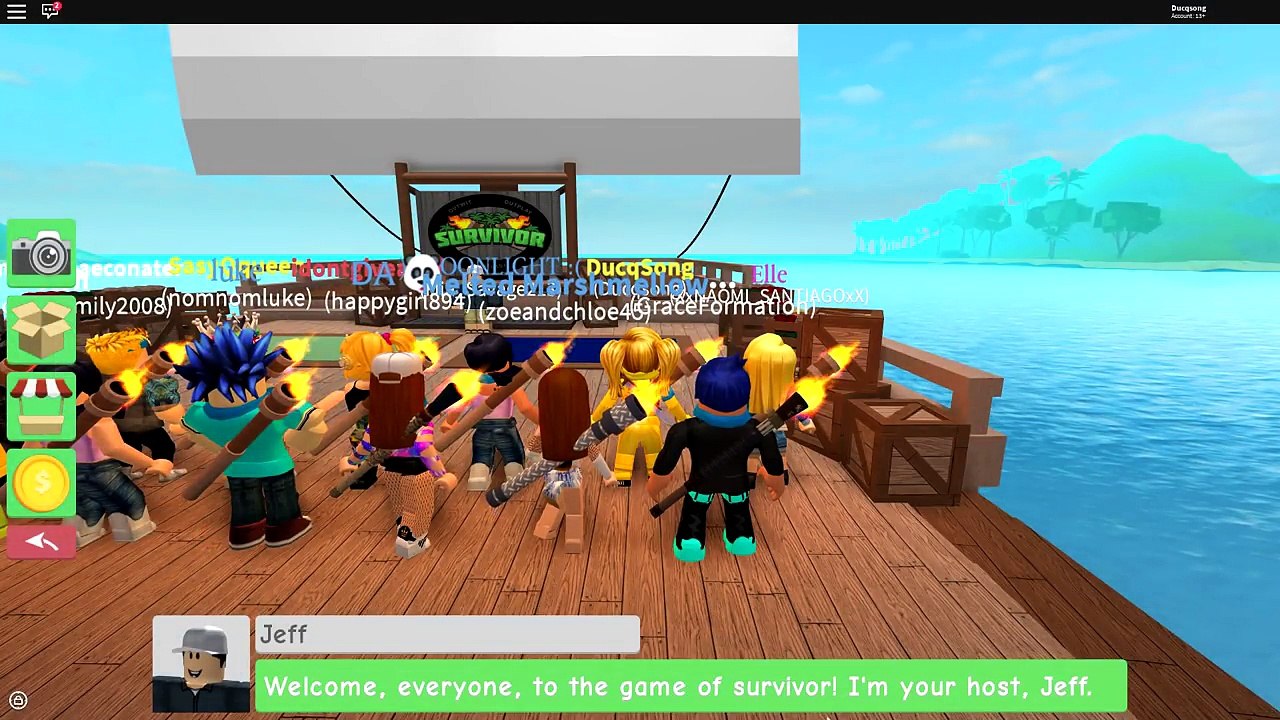 I was playing Survivor Roblox and these guys were in the game