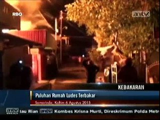 Puluhan Rumah di Samarinda Ludes Terbakar