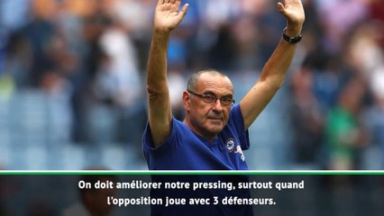 1e j. - Sarri : "On doit s'améliorer dans différents secteurs"