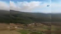 Soma'da Orman Yangını... Yangını Söndürmek İçin Havadan ve Karadan Müdahale Ediliyor