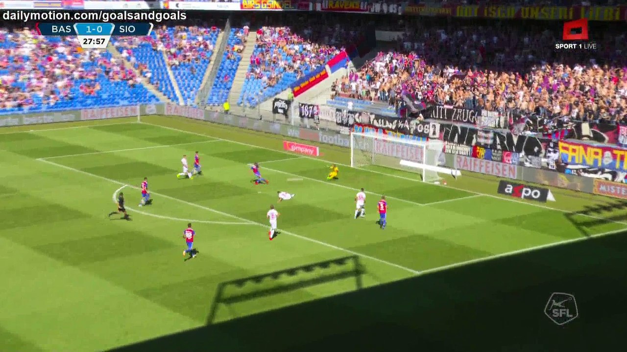Fabian Frei Goal HD - Basel 2 - 0 FC Sion - 12.08.2018 (Full Replay)