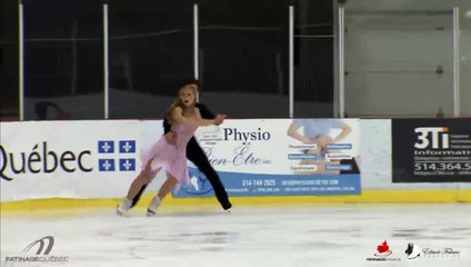 Alicia Fabbri / Paul Ayer 2018 Championnats québécois d’été - FD