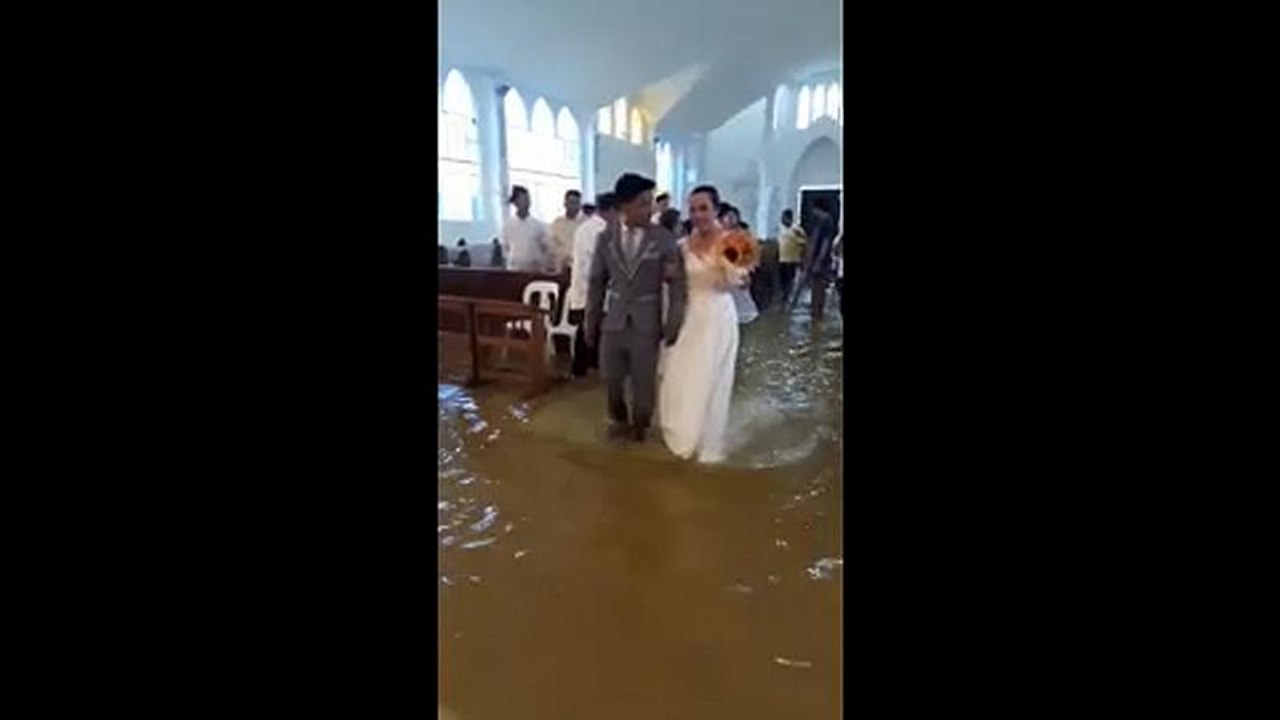 Philippinen: Hochzeit mit nassen Füßen