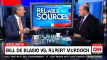 NYC Mayor Bill de Blasio blasts Rupert Murdoch and Fox News. #FoxNews #CNN #ReliableSources #DonaldTrump #Breaking #NewYork