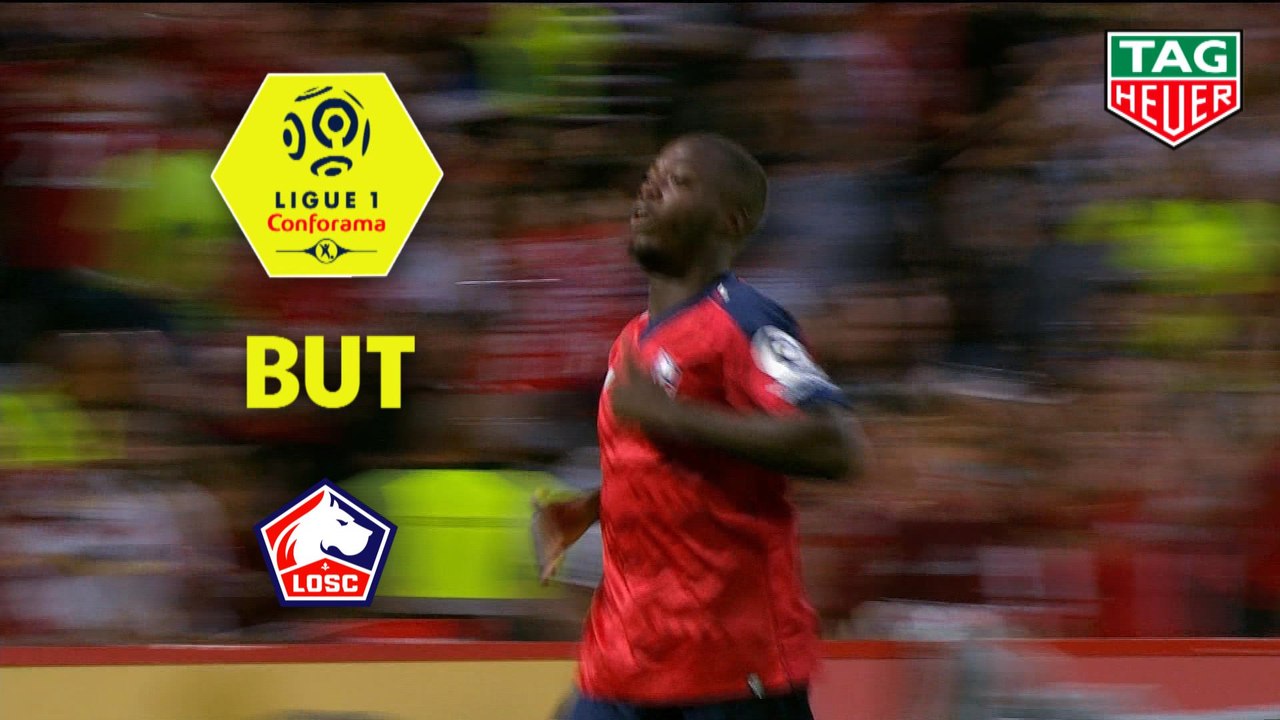 But Nicolas PEPE (54ème) / LOSC - Stade Rennais FC - (3-1) - (LOSC-SRFC) / 2018-19