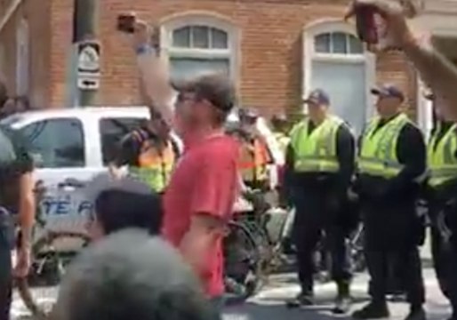 Protesters March Through Charlottesville to Site of Heather Heyer's Death