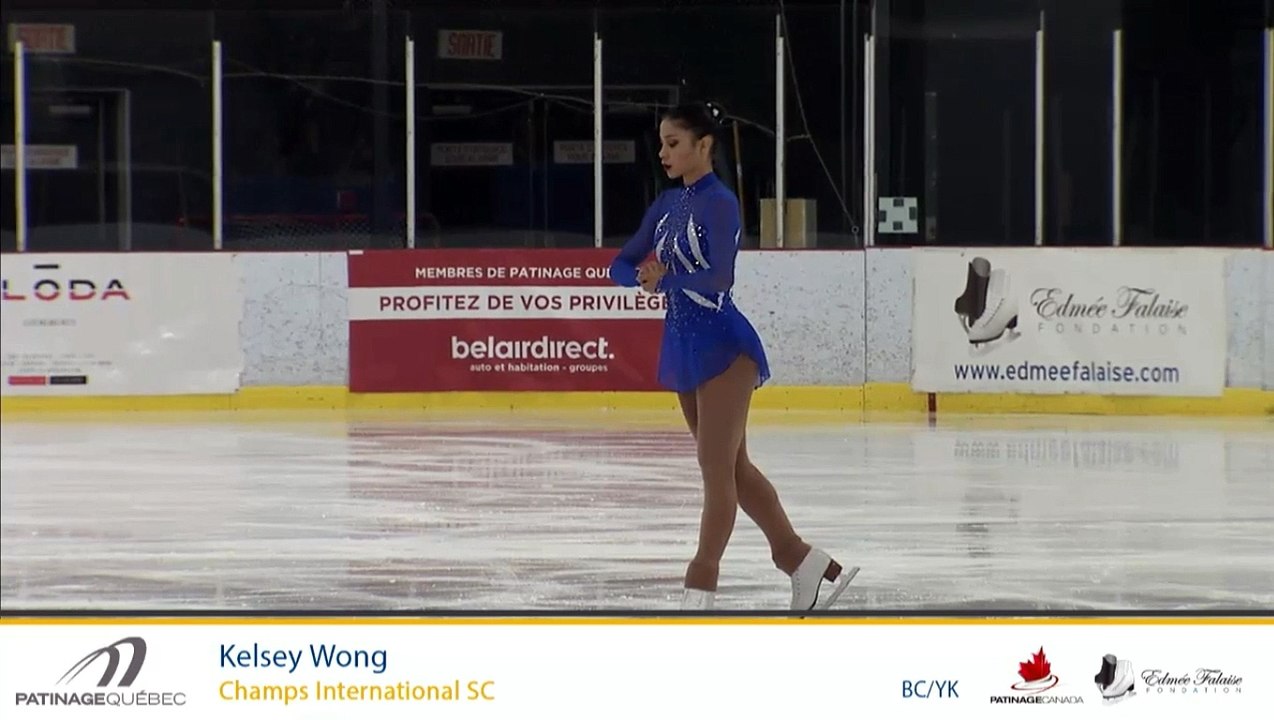 Kelsey Wong 2018 Championnats québécois d’été - FS