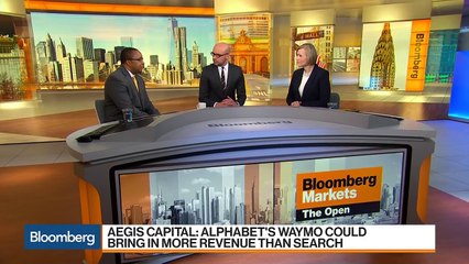 Aegis Capital Corp. Says Waymo Revenue Can Top Alphabet Search : Bloomberg Technology