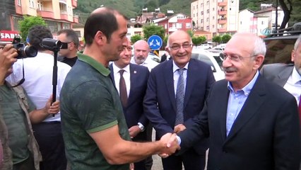 Kılıçdaroğlu Fatsa’da sel bölgesinde