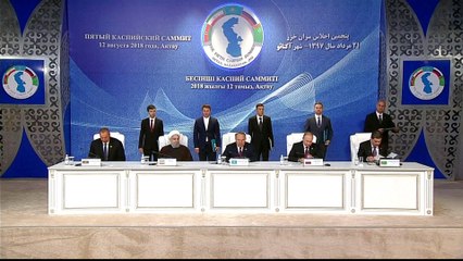 Is it a lake or sea? Five nations sign landmark Caspian agreement