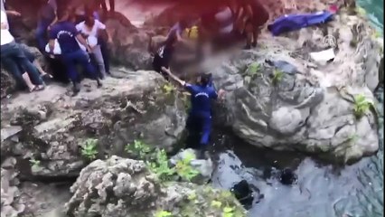 Adana'da şelalede kaybolan 3 kişi ölü bulundu (2)