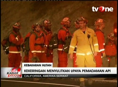 Kebakaran Hutan di California Tewaskan Pemadam Kebakaran
