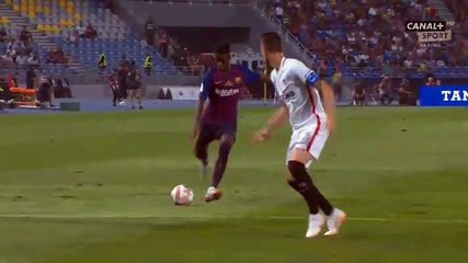 Ousmane Dembele Goal HD - Barcelona	2-1	Sevilla 12.08.2018