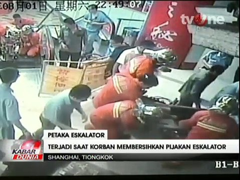Terjepit Eskalator, Kaki Petugas Kebersihan Ini Diamputasi