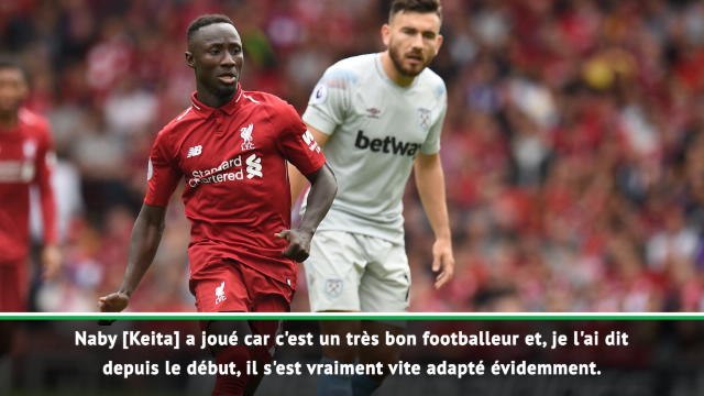 Liverpool - Klopp : Naby Keita s'est très vite adapté