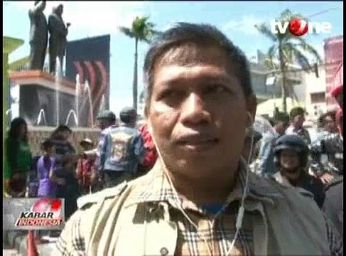 Ratusan Pencinta Skuter Kampanyekan Tertib Lalu Lintas