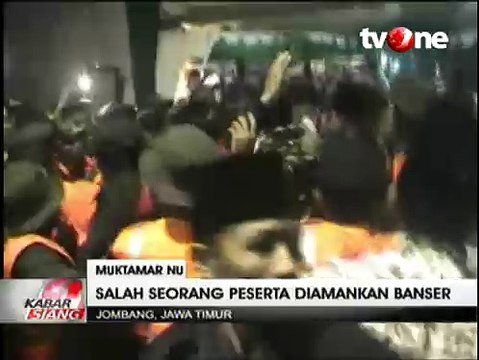 Sidang Tata Tertib Muktamar NU Ricuh