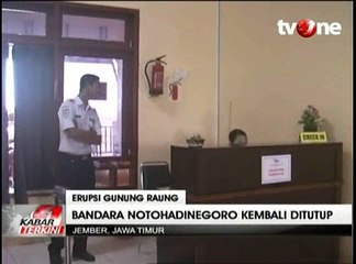 Bandara Notohadinegoro Kembali Ditutup Akibat Abu Gunung Raung