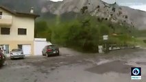 Have you ever seen something like this?Mud, rock flurry hits town of Chamoson in Switzerland