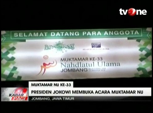 Muktamar NU ke-33 Dibuka Langsung Oleh Presiden Jokowi