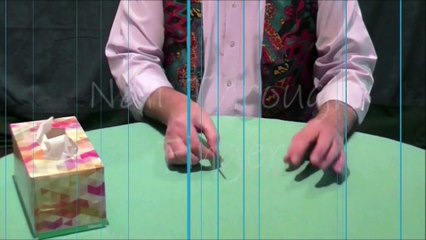 Nail Through Finger - A Nail is Pushed Right Through  a Finger.