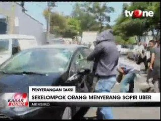 Sekelompok Orang Serang Taksi Uber di Meksiko
