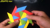 How To Make a Paper Transforming Ninja Star