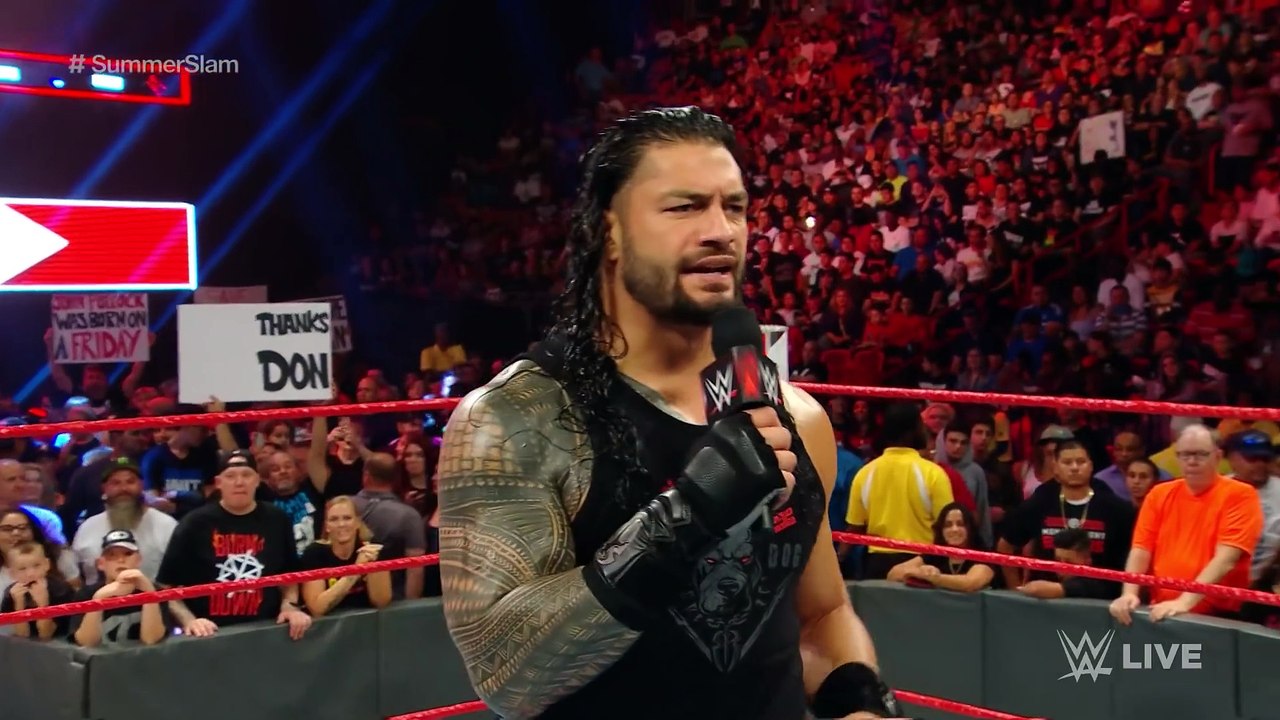 Brock Lesnar refuses to appear before the WWE Universe  Raw, July 30, 2018